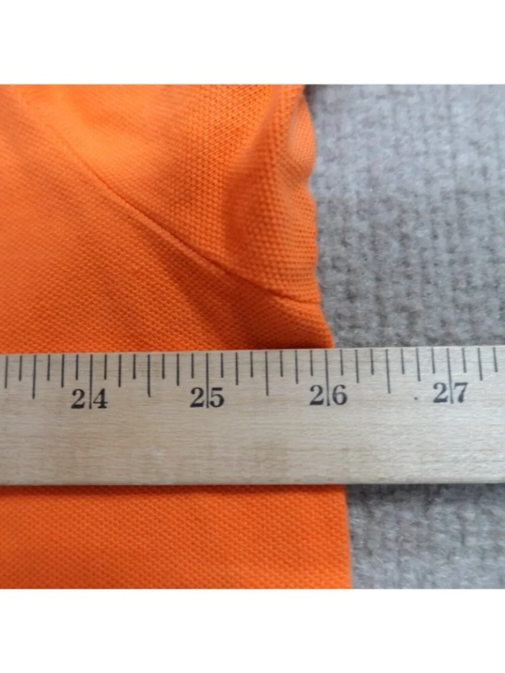 Polo Ralph Lauren Polo Shirt 2XB Orange Solid Pique